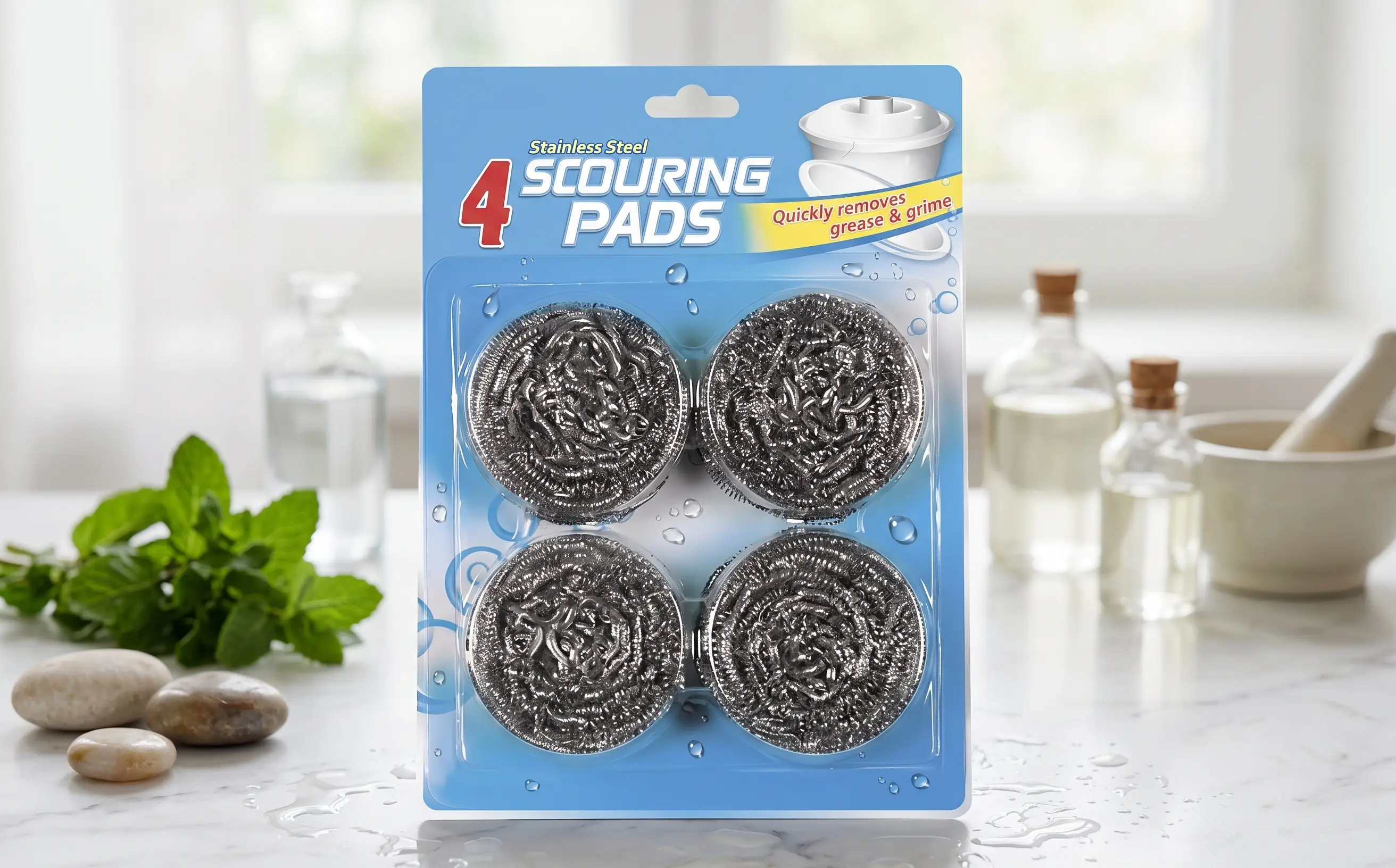 Stainless Steel Scouring Pads