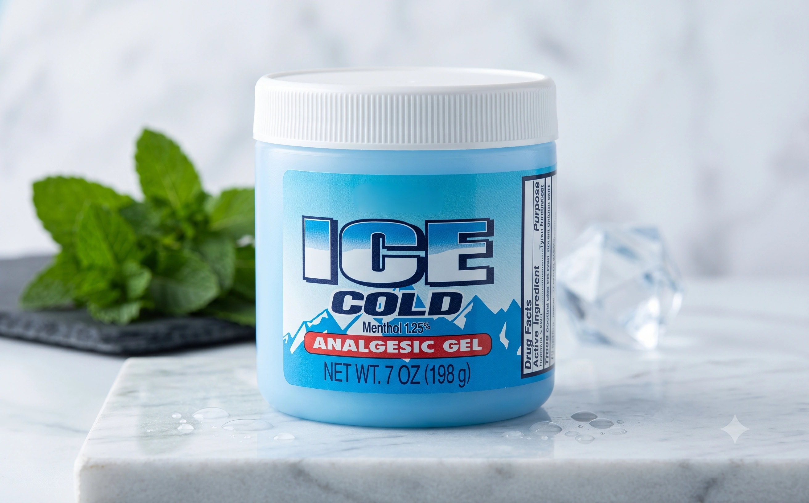 Ice Gel - Menthol 1% / Round Jar