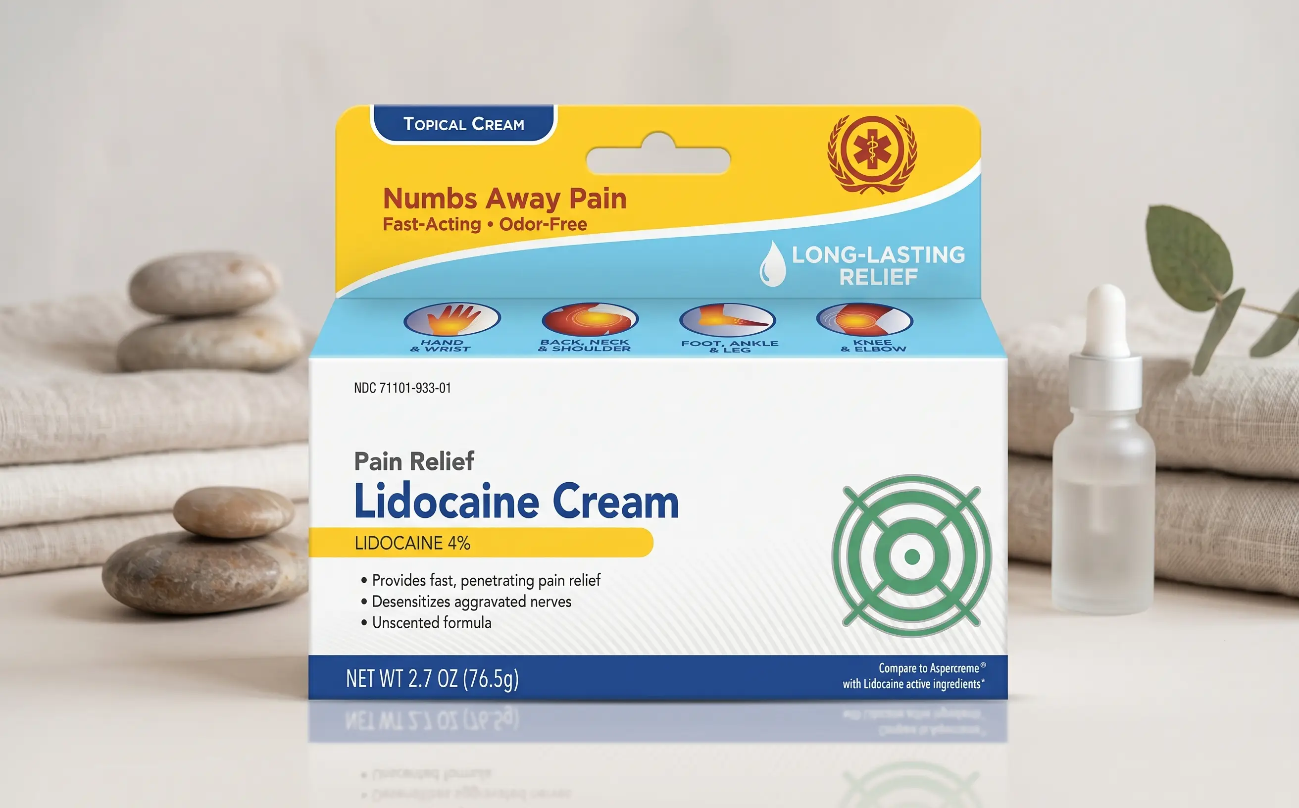 Pain Relief Lidocaine Cream